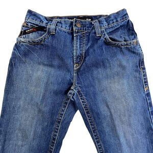 Ariat FR M5 Slim Straight Jeans Mens 30x30 (Fit 30x29) Blue Medium Wash Denim